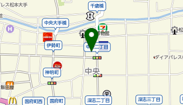 Agu hair six松本駅前店の地図画像