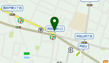 Men&rsquo;s hair salon First 浜田山店の地図画像