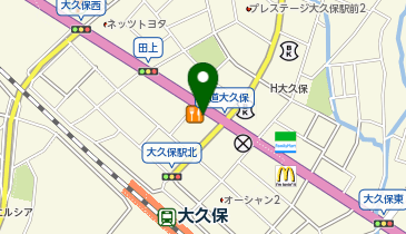 Agu hair miel大久保店の地図画像