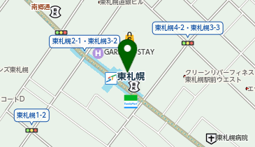Agu hair gata 東札幌店の地図画像