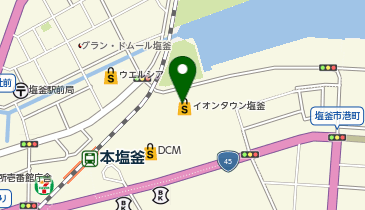 Agu hair sionイオンタウン塩釜店の地図画像