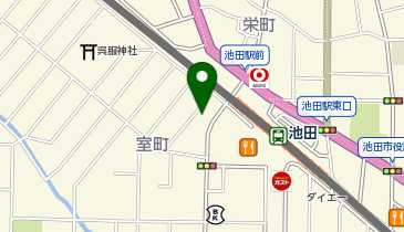 CODE.LINE池田店の地図画像