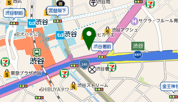 Agu hair SHIBUYA店(旧opera&space)の地図画像