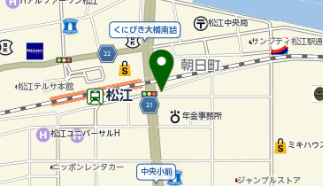 Agu hair cocot島根松江店の地図画像