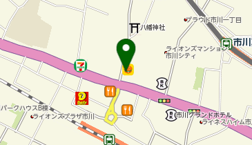 Agu hair helm市川駅前店の地図画像