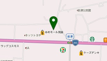 Agu hair amao筑後店の地図画像