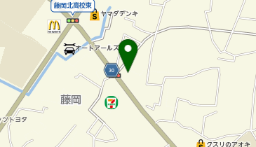 Agu hair deen藤岡店の地図画像