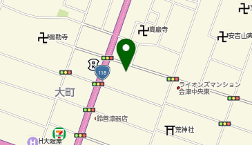 Agu hair polite 会津若松店の地図画像