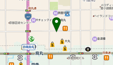 Agu hair rogue 四条烏丸店の地図画像