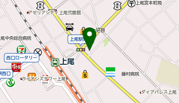 Agu hair la_fate上尾店の地図画像