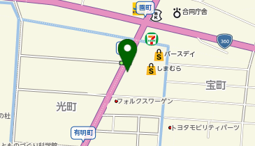 Agu hair puddle小松店の地図画像