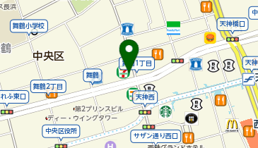 Agu hair garden2 舞鶴店の地図画像