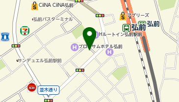 Agu hair viola 弘前駅前店の地図画像