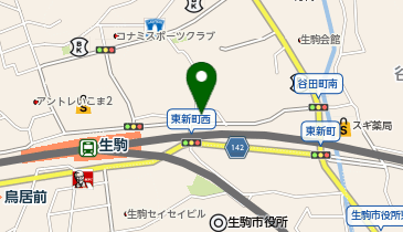 Agu hair krone生駒店の地図画像