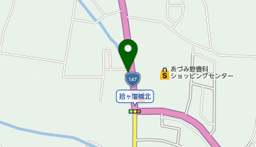 Agu hair cedar安曇野店の地図画像