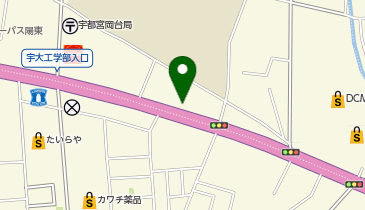 MEN&rsquo;S HAIR BLEACHi 宇都宮店の地図画像