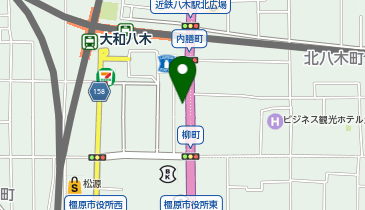 Agu hair reign大和八木店の地図画像