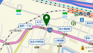 benji 小倉店の地図画像