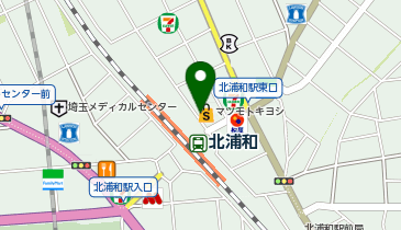 Agu hair more 北浦和店の地図画像