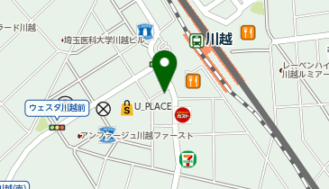 Agu hair amie 川越店の地図画像