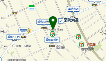 benji 薬院大通店の地図画像