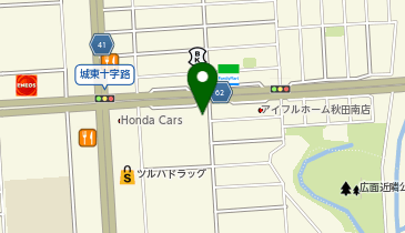 FADE&LINE the BARBER秋田店の地図画像