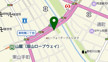 Agu hair mousse徳島駅前店の地図画像