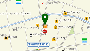 Agu hair attrait宮崎フェニックスガーデン店の地図画像