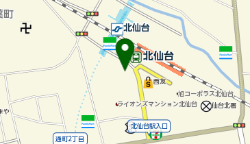 Agu hair jewel北仙台駅前店の地図画像
