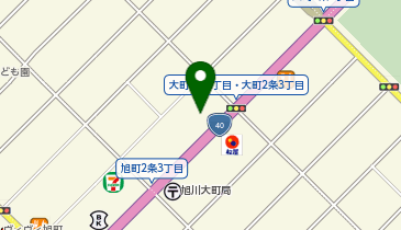 MEN&rsquo;S HAIR BLEACHi 旭川大町店の地図画像
