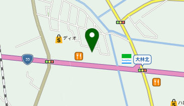 Agu hair Muka小松島ハローズ大林前店の地図画像