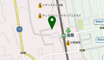 Agu hair unite 金剛店の地図画像