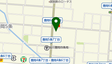Agu hair fits旭川豊岡店の地図画像
