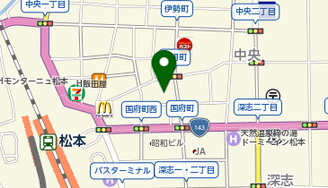 Agu hair cruise 松本駅前店の地図画像
