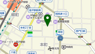 Agu hair goat金沢駅前店の地図画像
