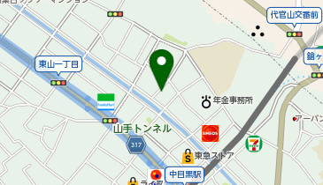 benji中目黒店の地図画像