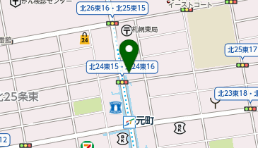 Agu hair mocoro札幌元町店の地図画像
