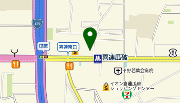 Agu hair bonita喜連瓜破イオン前店の地図画像