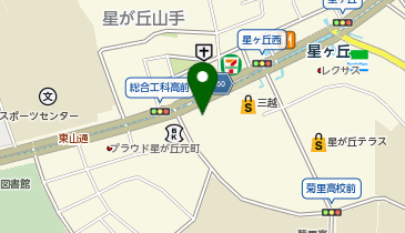 Agu hair radeca星が丘店の地図画像