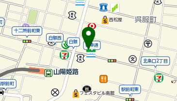 Agu hair vision 姫路店の地図画像