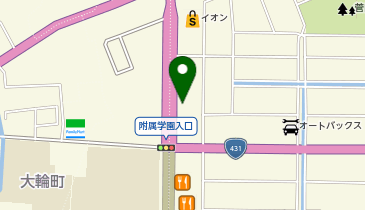 Men&rsquo;s hair salon First 松江学園店の地図画像