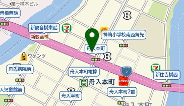 Agu hair mine 広島舟入店の地図画像