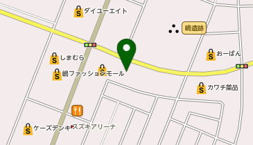 Agu hair bloom 山形嶋店の地図画像