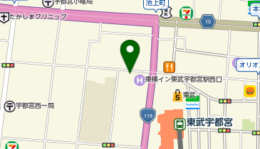 Agu hair fiddich 宇都宮店の地図画像