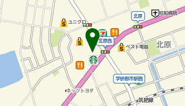 Agu hair itt九大学研都市店の地図画像