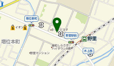 Agu hair village野里店の地図画像
