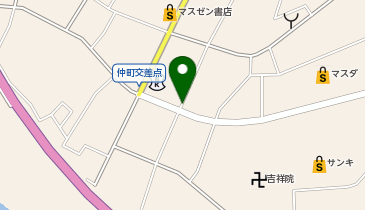 Agu hair row境町店の地図画像