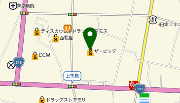 Agu hair venus徳島ザ・ビッグ鴨島店の地図画像