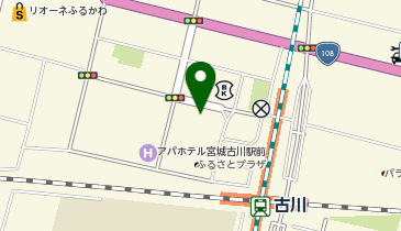 Agu hair hills 宮城古川店の地図画像