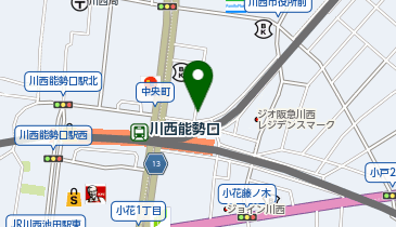 Agu hair trip兵庫川西店の地図画像